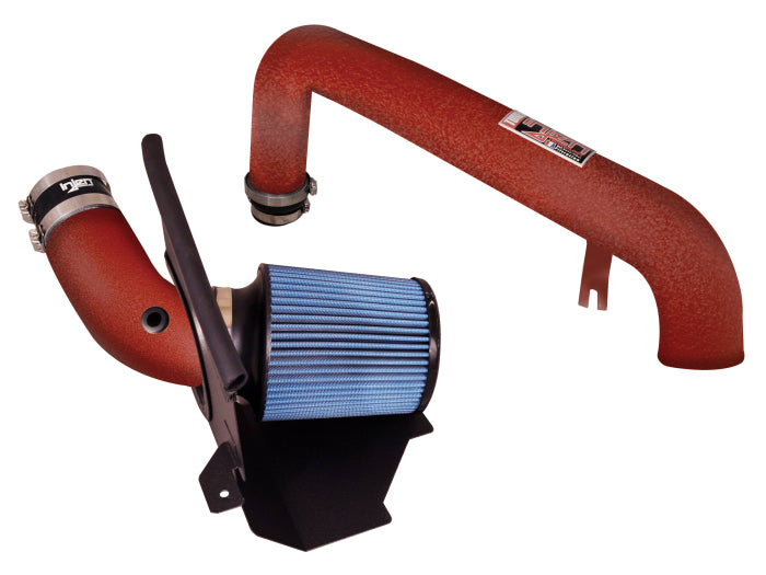 Injen Air Intake Wrinkle Red - 2015-2017 Ford Focus ST